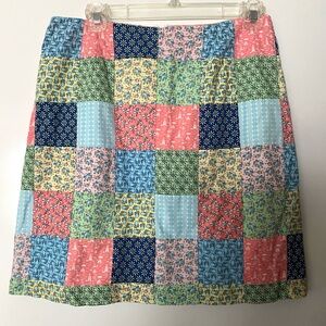 Vintage Vineyard Vines Patchwork Print Skirt Women’s 4